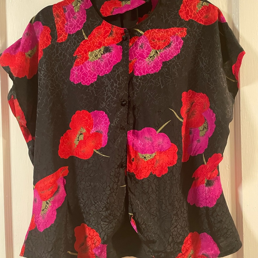 Vintage silk Blouse